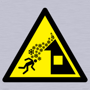 W040 Warning: Roof avalanche